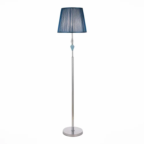 Торшер Balnea SLE1116-105-01 Evoluce  голубой 1 лампа, основание хром в стиле классический

