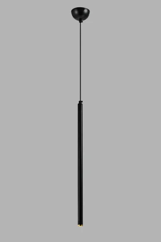Светильник подвесной LED Como V10467-PL Moderli чёрный 1 лампа, основание чёрное в стиле современный минимализм трубочки
