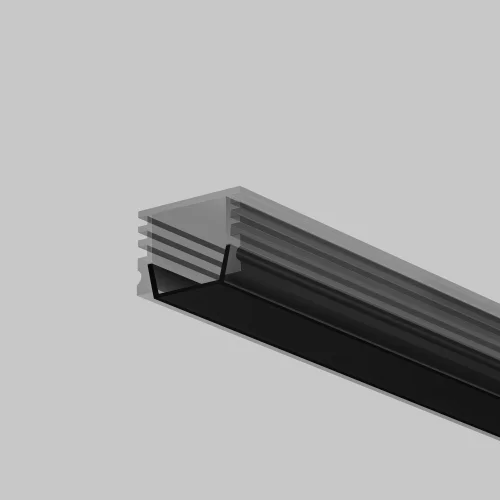 Рассеиватель для профиля 16×12 (Чёрный, 2 м), ALM-005-B-DF-2M 642024 Maytoni цвет LED K, световой поток Lm фото 3