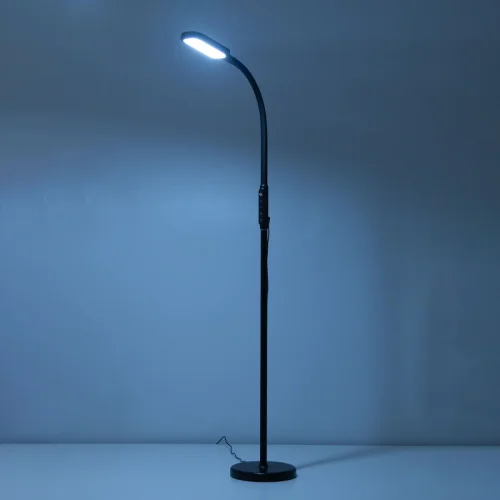 Торшер (настольная лампа) LED Марк CL804021 Citilux для чтения гибкий чёрный 1 лампа, основание чёрное в стиле хай-тек
 фото 3
