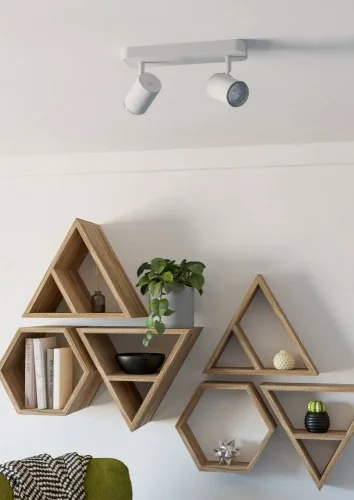 Спот с 2 лампами Consuma 300575 Eglo белый GU10 в стиле современный фото 3 Спот с 2 лампами Consuma 300575 Eglo белый GU10 в стиле современный фото 3