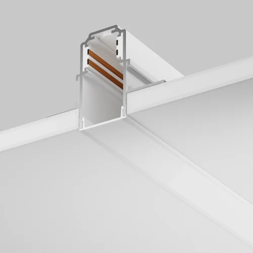 Декоративная накладка 1шт Magnetic track system Exility TRA034DO-1W Maytoni белый в стиле современный для светильников серии Magnetic track system Exility exility тонкая магнитная фото 2