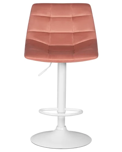 Стул барный набор 2 шт. SET-2 5017_WhiteBase-LM TAILOR WHITE, цвет сиденья пудрово-розовый велюр (MJ9-32), цвет основания белый Dobrin, /велюр, ножки/металл/белый, размеры - 920*1130***470*490 фото 7 Стул барный набор 2 шт. SET-2 5017_WhiteBase-LM TAILOR WHITE, цвет сиденья пудрово-розовый велюр (MJ9-32), цвет основания белый Dobrin, /велюр, ножки/металл/белый, размеры - 920*1130***470*490 фото 7