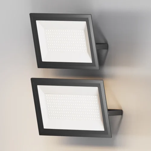 Прожектор LED Flood FL001-L150B4K Maytoni уличный IP чёрный на 1 лампу, плафон прозрачный в стиле хай-тек современный LED фото 11