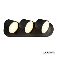 Бра LED Flexin W1118-3AS BK iLedex чёрный 1 лампа, основание чёрное в стиле современный хай-тек 