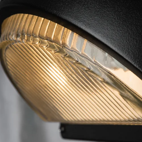 Настенный светильник URBAN A2801AL-1BK Arte Lamp уличный IP54 чёрный 1 лампа, плафон прозрачный в стиле современный E27 фото 3