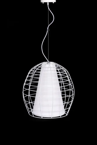 Светильник подвесной Bolzano LDP 090 WT Lumina Deco белый 1 лампа, основание белое в стиле современный  фото 4