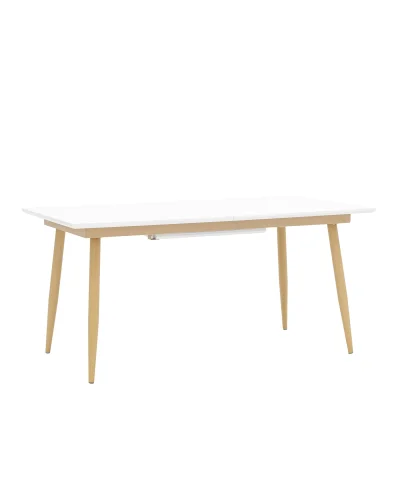 Стол обеденный Стокгольм, раскладной, 160-220*90, белый УТ000003490 Stool Group столешница белая из мдф