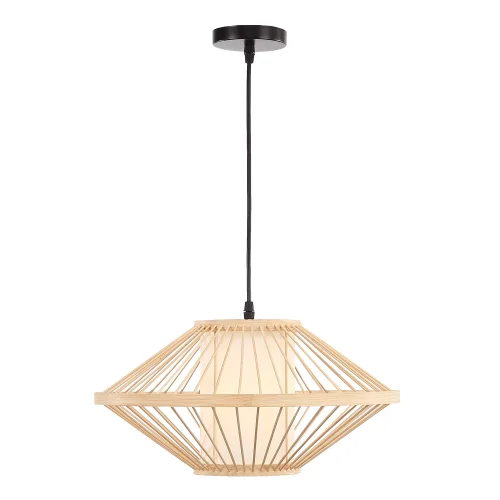 Светильник подвесной Alma SL6241.533.01 ST-Luce бежевый коричневый на 1 лампу, основание чёрное в стиле современный 