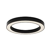 Светильник потолочный LED Lua C093CL-45W3K-B Maytoni белый на 1 лампу, основание чёрное в стиле современный хай-тек круглый