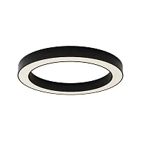 Светильник потолочный LED Lua C093CL-45W3K-B Maytoni белый на 1 лампу, основание чёрное в стиле современный хай-тек круглый