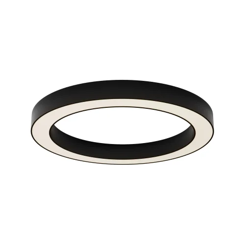 Светильник потолочный LED Lua C093CL-45W3K-B Maytoni белый на 1 лампу, основание чёрное в стиле современный хай-тек круглый