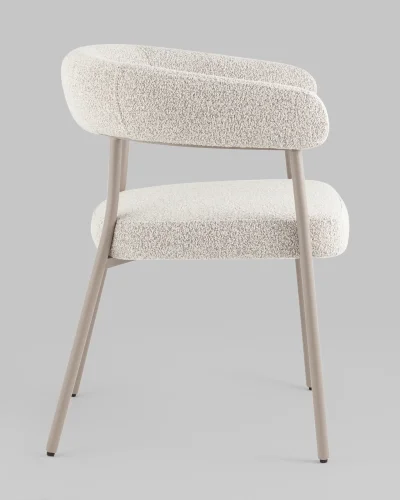 Стул обеденный Dambo, серый УТ000039043 Stool Group, серый/букле, ножки/металл/, размеры - ***** фото 3