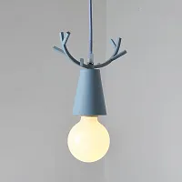 Светильник подвесной DEER ONE Синий 178108-26 ImperiumLoft синий 1 лампа, основание синее в стиле современный 