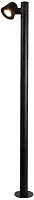 Парковый светильник LED Bio 4744-1F Favourite уличный IP54 чёрный на 1 лампу, плафон чёрный в стиле современный LED