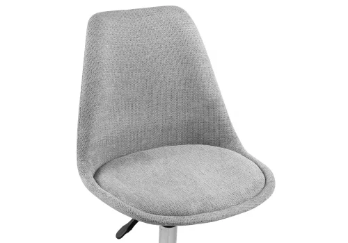 Компьютерное кресло Kolin gray / chrome 15789 Woodville, серый/ткань, ножки/металл/хром, размеры - *910***490*520 фото 6
