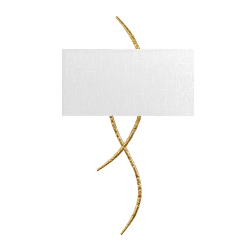 Бра Romance 10457 Gold LOFT IT белый на 2 лампы, основание золотое в стиле современный арт-деко 