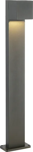Парковый светильник LED Brik SL9513.705.01 ST-Luce уличный IP65 серый на 1 лампу, плафон серый в стиле хай-тек современный LED