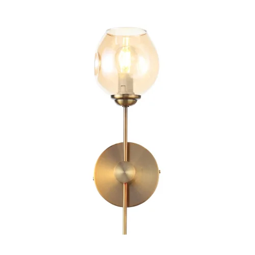 Бра Fovia SL1500.201.01 ST-Luce янтарный на 1 лампа, основание золотое в стиле современный  фото 2