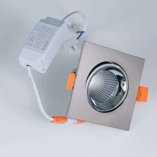 Светильник точечный LED Альфа CLD001KNW5 Citilux хром 1 лампа, основание хром в стиле современный  фото 2
