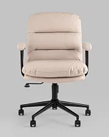 Кресло офисное Torus, бежевый УТ000039032 Stool Group, бежевый/экокожа, ножки/металл/чёрный, размеры - *940****