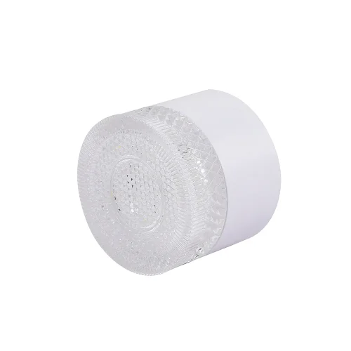 Светильник накладной LED CLT 140C80 WH 4000K Crystal Lux прозрачный 1 лампа, основание белое в стиле современный круглый фото 4
