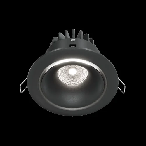Светильник точечный LED Yin DL031-L12W4K-D-B Maytoni чёрный на 1 лампу, основание чёрное в стиле хай-тек современный фото 8