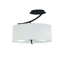 Люстра потолочная  EVE FORJA - P. CREMA 1152 Mantra белая на 2 лампы, основание серое в стиле модерн 
