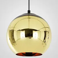 Светильник подвесной Copper Shade Gold D50 182701-22 ImperiumLoft золотой 1 лампа, основание золотое в стиле арт-деко модерн 