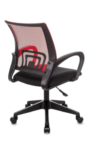 Кресло оператора Topchairs ST-Basic красный TW-35N сиденье черный TW-11 сетка/ткань крестовина пласт УТ000035166 Stool Group, красный/ткань, ножки/пластик/чёрный, размеры - ****580*605 фото 3