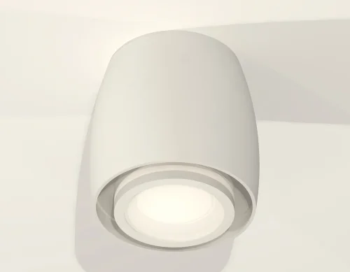 Светильник накладной Techno spot XS1141040 Ambrella light белый 1 лампа, основание белое в стиле хай-тек современный круглый фото 2