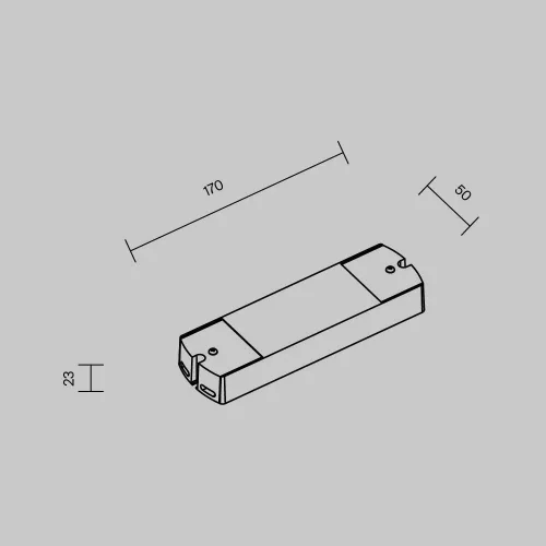 Контроллер SPI-RGB DC 5-24В 711008 Maytoni на 1 , основание белое в стиле фото 3