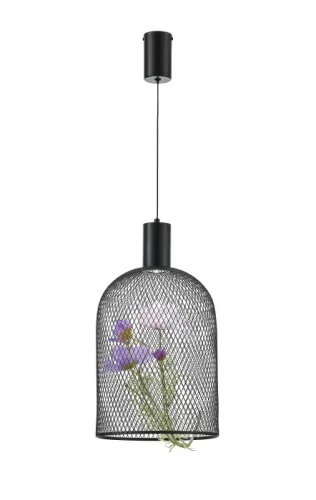 Светильник подвесной LED Ophelia V11875-PL Moderli чёрный на 1 лампу, основание чёрное в стиле современный арт-деко фото 3 Светильник подвесной LED Ophelia V11875-PL Moderli чёрный на 1 лампу, основание чёрное в стиле современный арт-деко фото 3