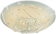 Светильник потолочный LED ELISA 40415-12 Globo белый 1 лампа, основание матовое никель в стиле современный 