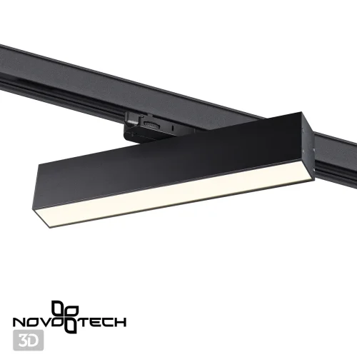 Трековый светильник трехфазный Iter 358853 Novotech чёрный для шинопроводов серии Iter фото 5