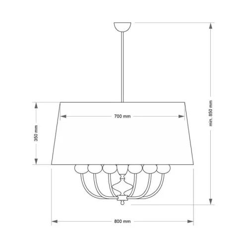 Люстра подвесная Narni NAR-ZW-6(CC) Kutek чёрная на 6 ламп, основание чёрное в стиле американский фото 3 Люстра подвесная Narni NAR-ZW-6(CC) Kutek чёрная на 6 ламп, основание чёрное в стиле американский фото 3
