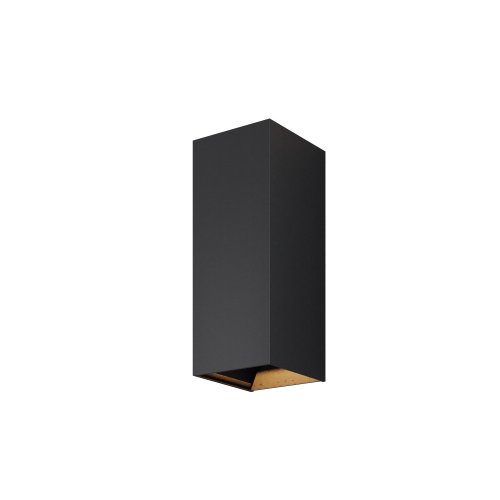 Настенный светильник ЛЕД уличный Драп / Drape O525WL-L10B3K Maytoni уличный IP65 чёрный на 1 лампу, плафон чёрный в стиле современный ЛЕД
