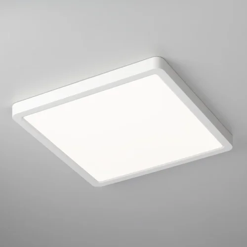 Светильник потолочный LED DIMM Бейсик CL738K240V Citilux белый 1 лампа, основание белое в стиле современный хай-тек квадратный фото 4