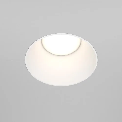 Светильник точечный Share DL051-01-GU10-RD-W Maytoni белый 1 лампа, основание белое в стиле современный для затирки фото 4