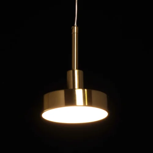 Светильник подвесной LED Гэлэкси 632018401 DeMarkt латунь 1 лампа, основание латунь в стиле хай-тек  фото 4