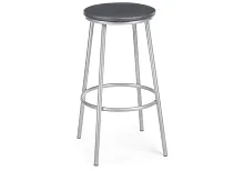 Барный стул Drezegomad серый полимер / светлый мусс 459665 Woodville, серый/искусственная кожа, ножки/металл/серый, размеры - ****410*410