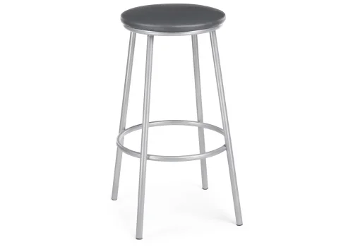 Барный стул Drezegomad серый полимер / светлый мусс 459665 Woodville, серый/искусственная кожа, ножки/металл/серый, размеры - ****410*410