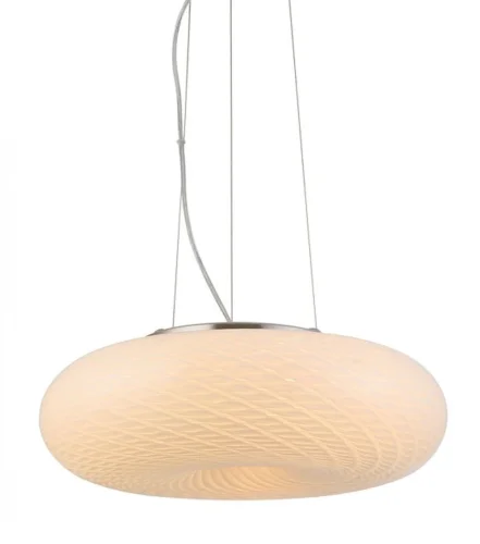 Светильник подвесной Eviante LDP 1103-380 Lumina Deco белый на 3 лампы, основание белое в стиле современный 