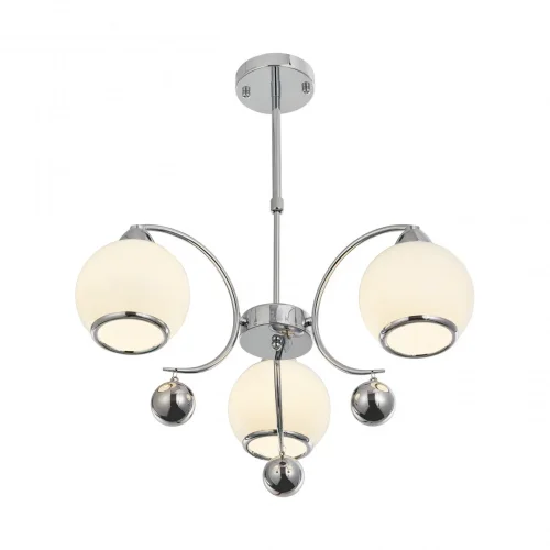 Люстра на штанге Neapolis-76207 276207/3 Ni Arte Milano белая на 3 лампы, основание никель в стиле современный фото 9 Люстра на штанге Neapolis-76207 276207/3 Ni Arte Milano белая на 3 лампы, основание никель в стиле современный фото 9