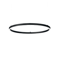 Светильник подвесной LED ORACLE SLIM SP D70 ROUND BK 3000K Ideal Lux чёрный 1 лампа, основание чёрное в стиле современный кольца