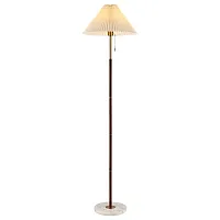 Торшер 534-705-01 Velante белый на 1 лампу, основание золотое бежевое белое в стиле современный 