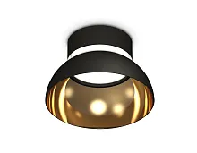 Светильник накладной XS8102036 Ambrella light золотой чёрный 1 лампа, основание чёрное в стиле модерн хай-тек круглый
