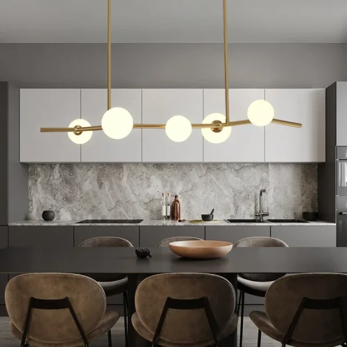 Светильник подвесной MATHIA 2 191668-23 ImperiumLoft латунь на 2 лампы, основание латунь в стиле современный скандинавский фото 5 Светильник подвесной MATHIA 2 191668-23 ImperiumLoft латунь на 2 лампы, основание латунь в стиле современный скандинавский фото 5