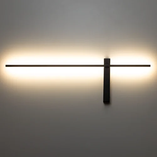 Бра LED Pixel CL216471 Citilux чёрный на 1 лампу, основание чёрное в стиле современный хай-тек минимализм отражённый свет фото 6