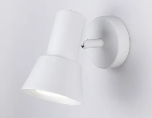 Спот с 1 лампой TA13111 Ambrella light белый GU10 в стиле хай-тек современный  фото 2